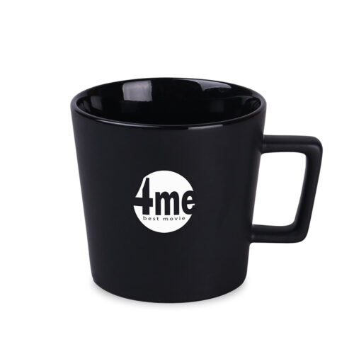 Smart Supreme czarny kubek z nadrukiem