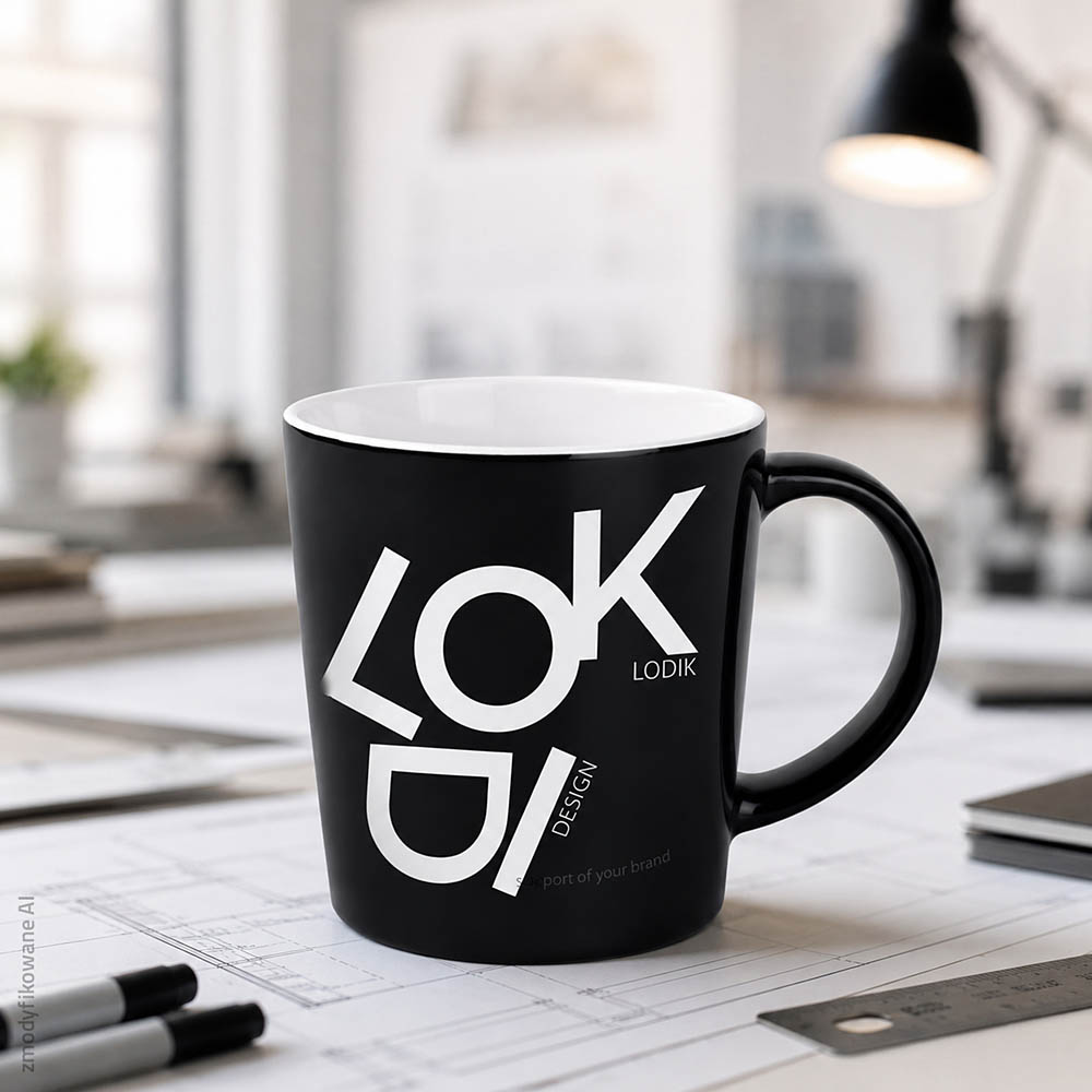 berg Logo firmy kubek